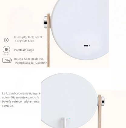Lampara LED moderna replegable